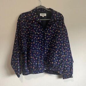 Vintage Unisex Belle Pointe sailboat nautical jacket